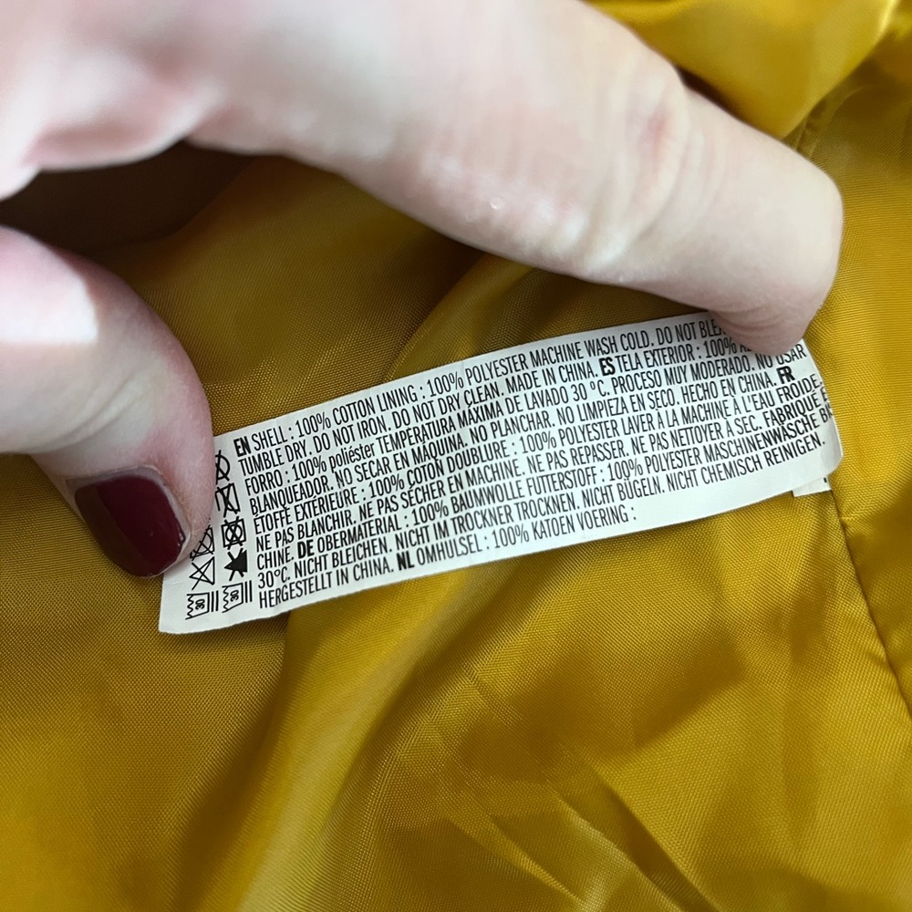 Adorable London Fog Yellow Women's Jacket - Picture 7 of 7